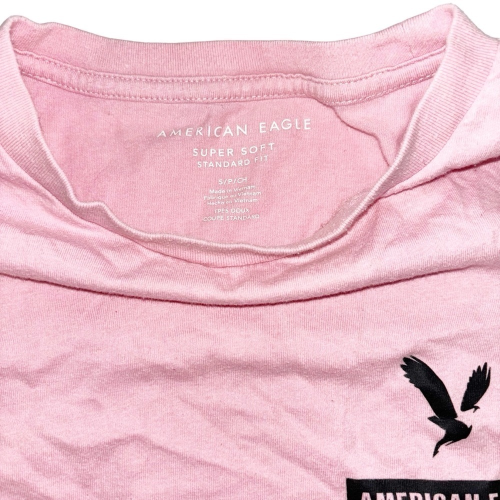 American Eagle pink tee - Picture 3 of 3